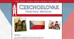Desktop Screenshot of czechoslovakmuseum.com
